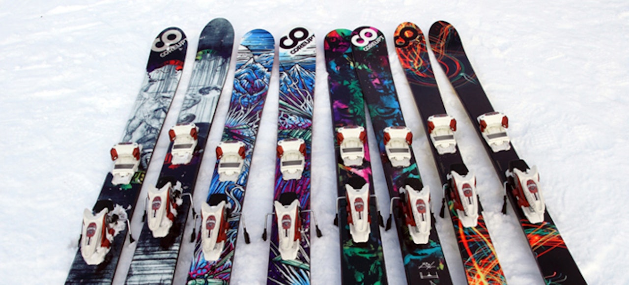 COREUPT: Her er noen av modellene som blir å finne i begrensa antall i Norge i vinter, men skiene for sesongen etter blir ikke å se. Foto: Tore Meirik COREUPT: Her er noen av modellene som blir å finne i begrensa antall i Norge i vinter, men skiene for sesongen etter blir ikke å se. Foto: Tore Meirik