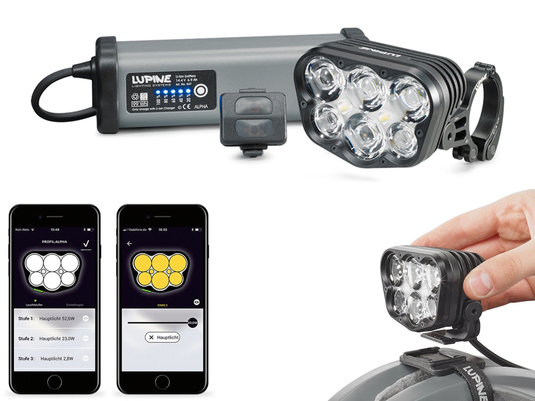 BENCHMARK: Lyser over 800 meter og er vanntett ned til to meter. Lupine Alpha setter standarden. BENCHMARK: Lyser over 800 meter og er vanntett ned til to meter. Lupine Alpha setter standarden.
