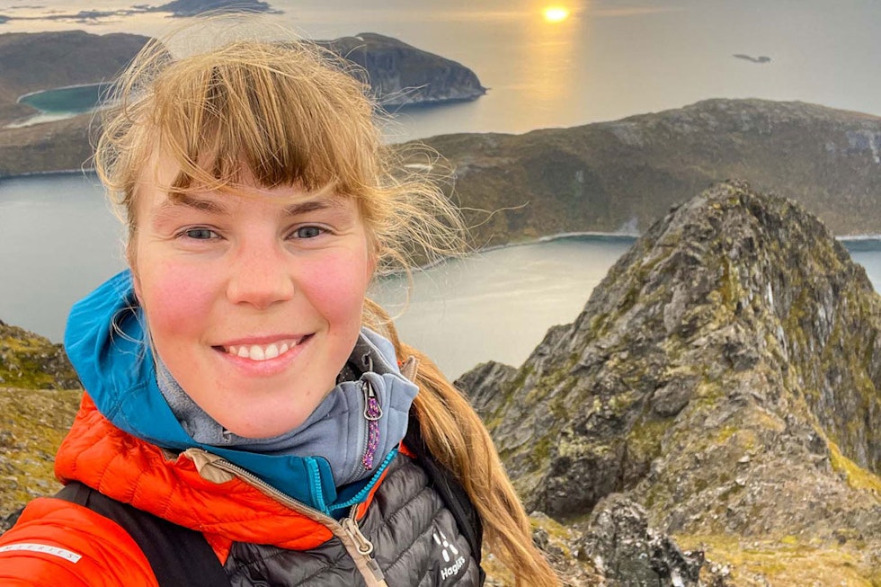 Ada Dranger på tur på Kvaløya utenfor Tromsø. Foto: Privat Ada Dranger på tur på Kvaløya utenfor Tromsø. Foto: Privat