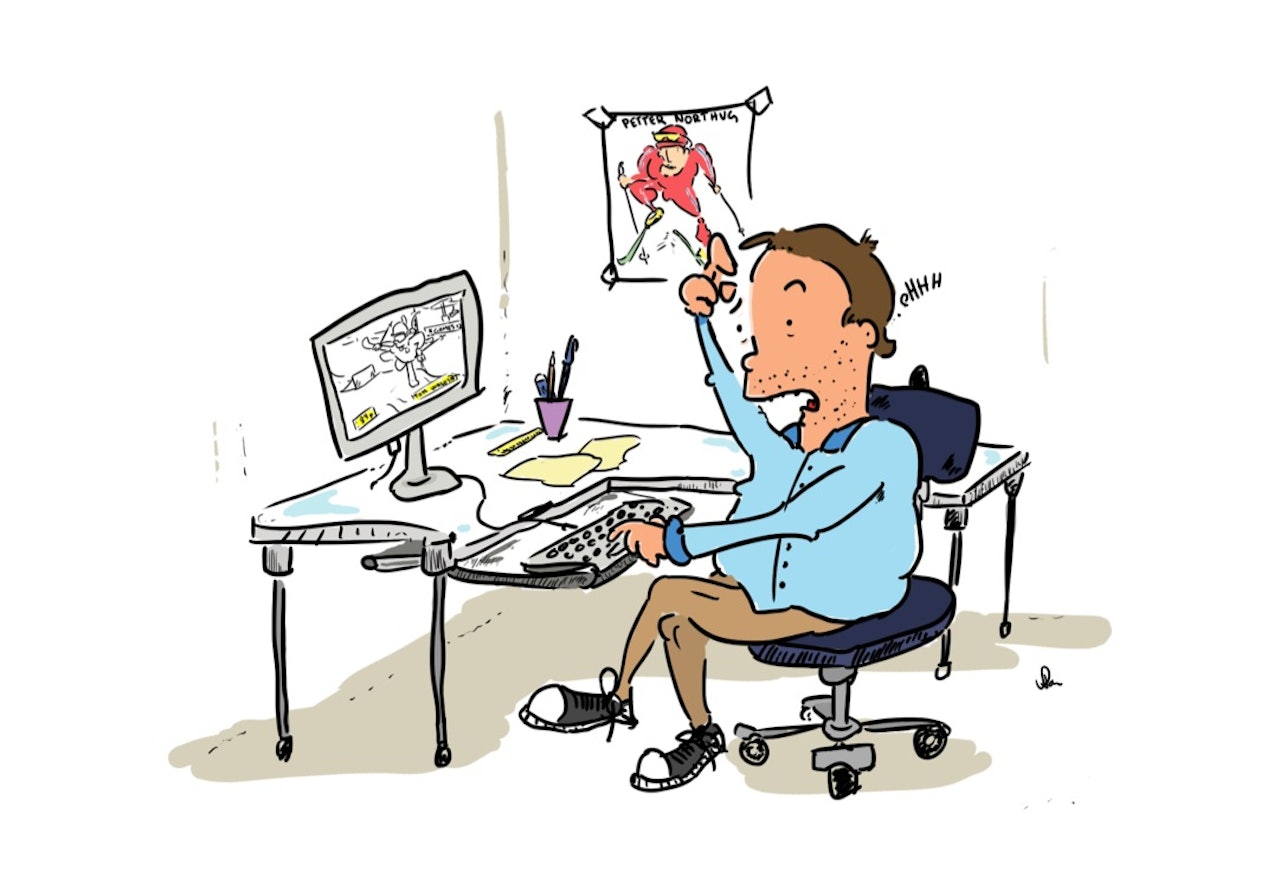 TRIPPELVOLT? Har ikke norske sportjournalister peiling? Eller er det vi som er for dårlige til å fortelle dem hva vi driver med? Illustrasjon: Jan Petter Aarskog TRIPPELVOLT? Har ikke norske sportjournalister peiling? Eller er det vi som er for dårlige til å fortelle dem hva vi driver med? Illustrasjon: Jan Petter Aarskog