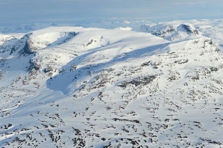 Vassečohkka-massivet fra nord. Foto: Rune Dahl / Toppturer rundt Narvik.