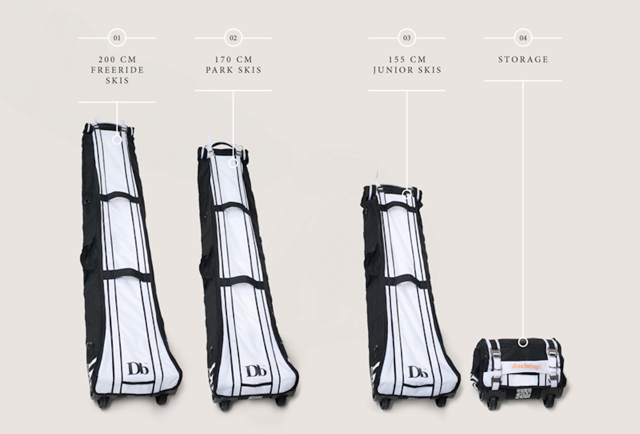 ALLSIDIG: Douchebagen skal passe alle skilengder opp til to meter. ALLSIDIG: Douchebagen skal passe alle skilengder opp til to meter.