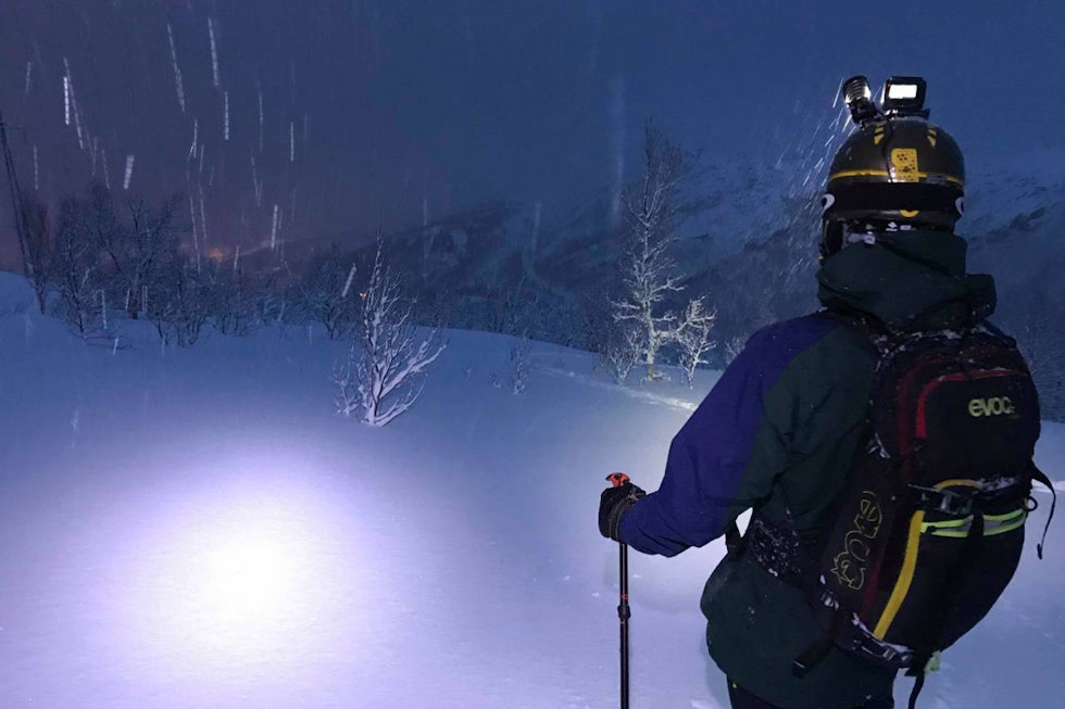 Narvik pudder freeride kveldskjøring ski
