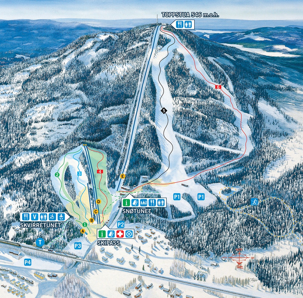 Du trenger egentlig bare å vite forskjell på hva som er Olaløypa og Kariløypa. varingskollen friflyt guide