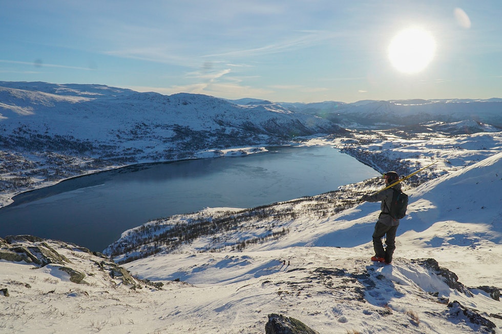 PÅSKE: Helgen ga nesten påskestemning i Oppdal. Foto: Kjetil Volent Topptur Oppdal