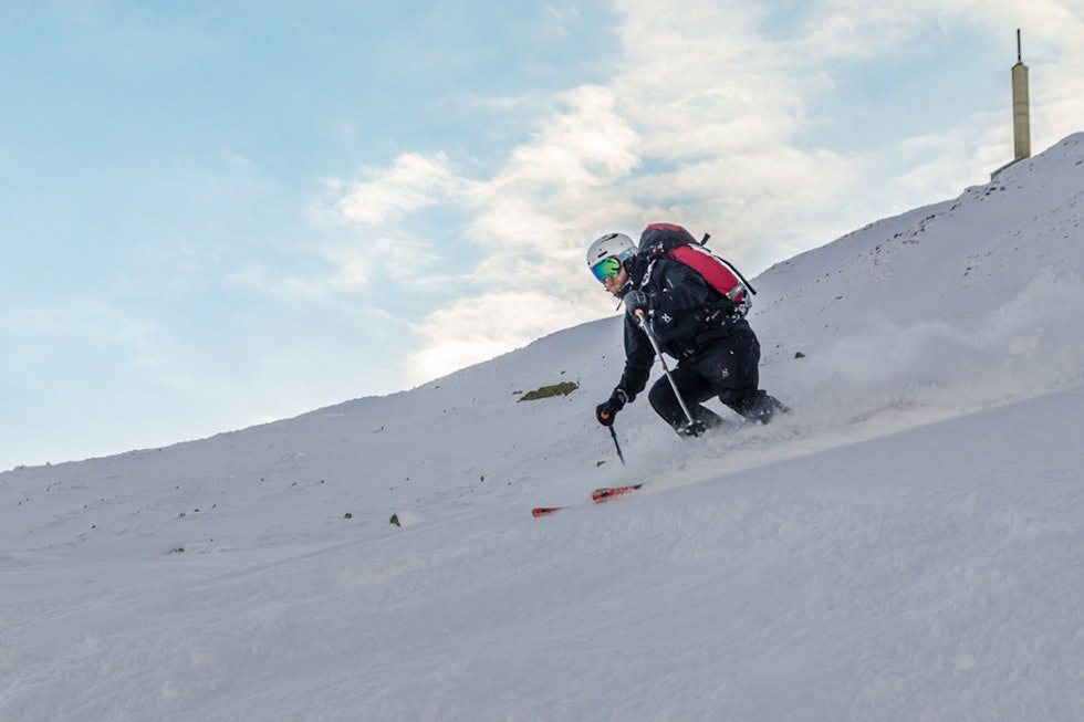 Gaustatoppen randonee topptur ski alpint Gausta fri flyt
