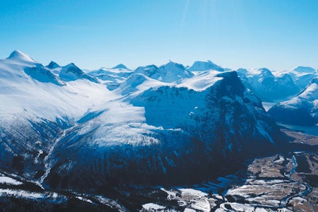 Goksøyra 1315 moh fra Toppturer i Romsdalen Goksøyra 1315 topptur skitur romsdalen