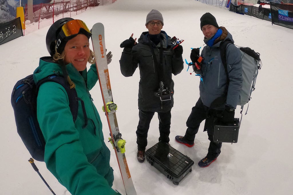 FILMER: Anders Backe med Above Media. Foto: Anders Backe Drone Snø