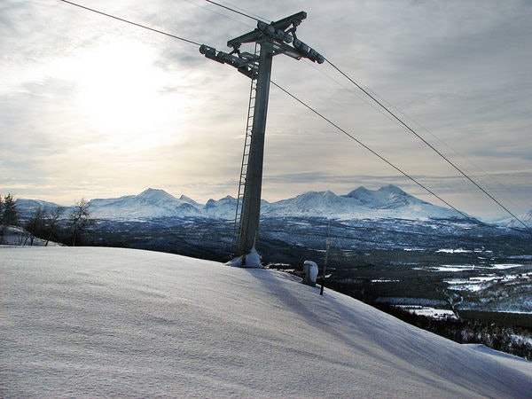 Finere fjell i horisonten fra Målselv fjellandsby målselv oversikt