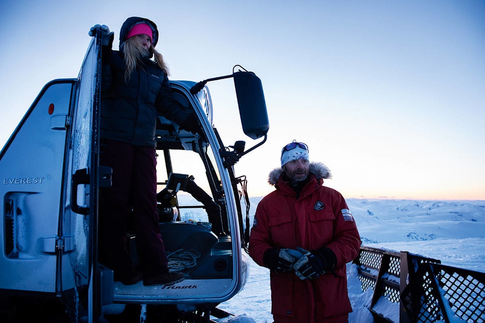 STRYN: Til venstre er daglig leder Nina Lensebakken, og til høyre eier Idar Aaboen. Foto: Anki Grøthe Stryn Sommerski
