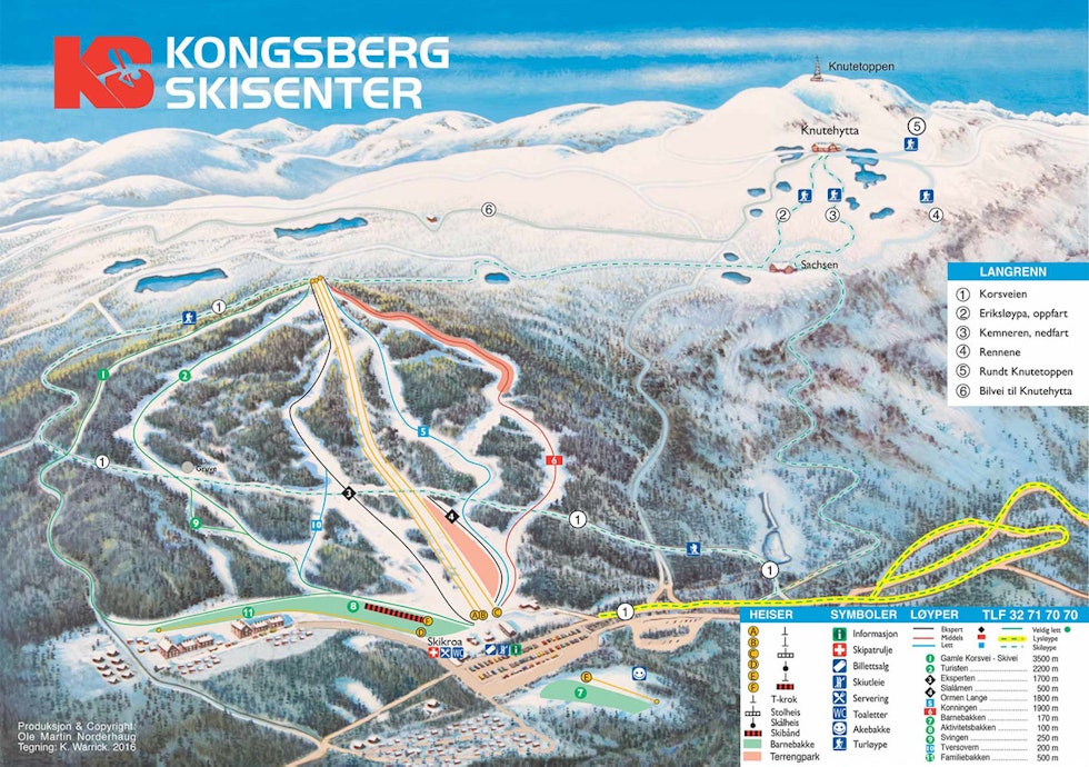 Fri flyt anleggsguide kongsberg skisenter alpint