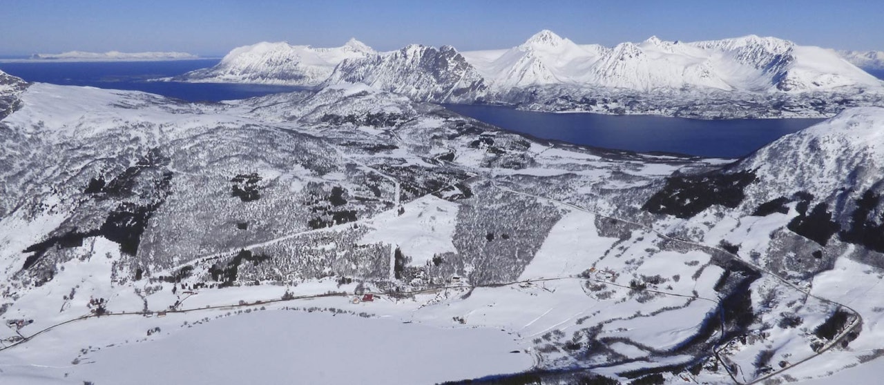 Keipen 487 moh. Topptur i Harstad. Keipen 487 moh. Topptur i Harstad.