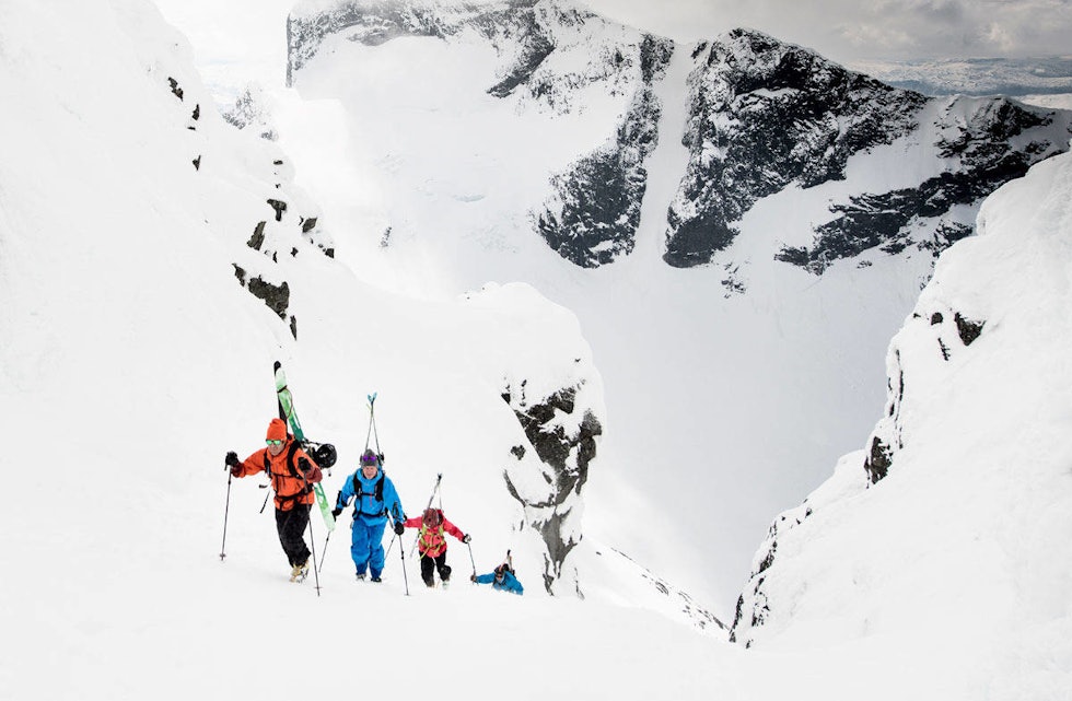 SEKK: På skiturer er det viktig med god sekk - og vi gir deg tipsene du trenger. Foto: Sverre Hjørnevik Skisekk topptursekk
