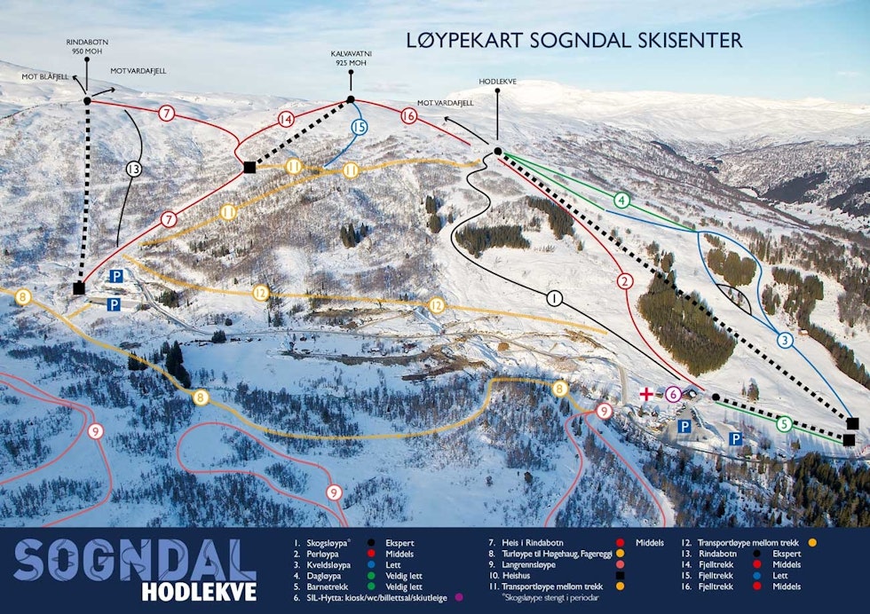 løypekart hodelkve guide ski alpint freeride