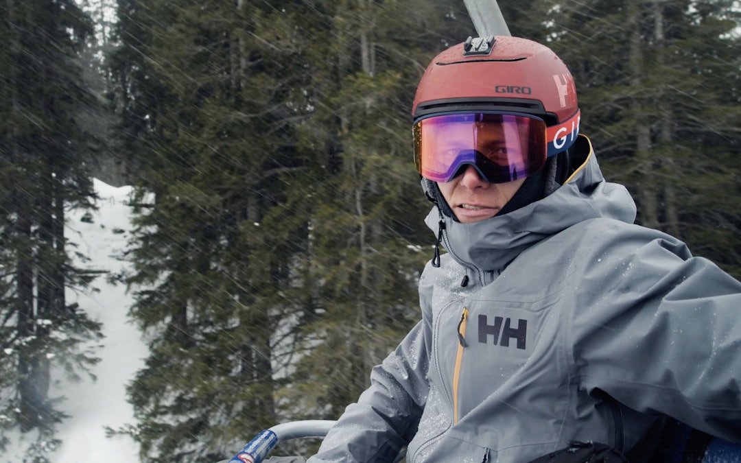 #EVERYDAY: – Jeg kjeder meg ikke i dag, jeg. Du må filme disse dagene og. Det er ikke bare sol og løssnø her nede, smeller det fra Aasheim. Bilde: Knut August Svisdal. Øystein Aasheim Lenzerheide