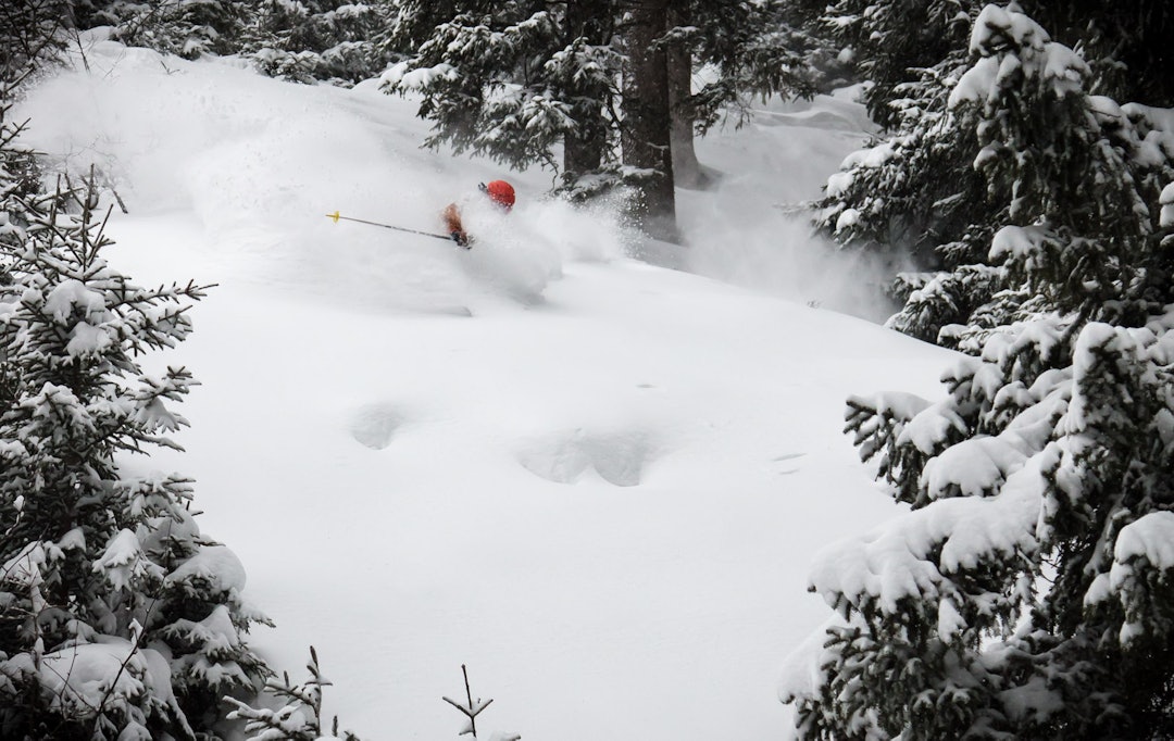 DYPT I DET: Det blir mye djup snøkjøring i serien med trioen Dennis Risvoll (bildet), Øystein Aasheim og Henrik Gangsø. Bilde: Bård Gundersen DYPT I DET: Det blir mye djup snøkjøring i serien med trioen Dennis Risvoll (bildet), Øystein Aasheim og Henrik Gangsø. Bilde: Bård Gundersen