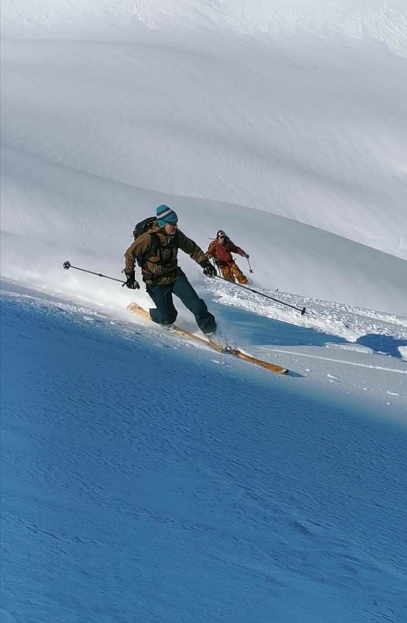 telemarkski treski pudder