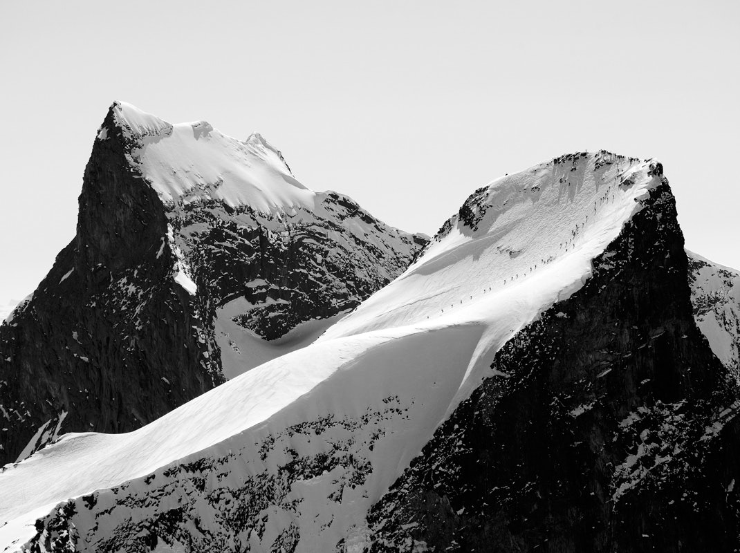 GODT BESØK: Slik kan Ringstind se ut under High Camp i mai. Foto: Frode Sandbech Store Ringstind