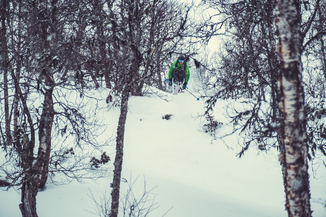 LETT Å FINNE LUFT: Skikjørers høyre ut av heisen vil de fleste finne noe å bryne seg på. Bjørn Olav Loftsgarden er i sitt rette element. Bilde: Bård Gundersen Skikjørers høyre ut av heisen vil de fleste finne noe å bryne seg på.