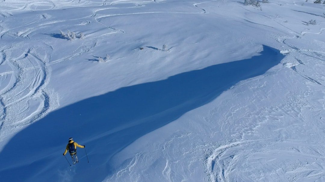 FIN SKIDAG: Forrige helg leverte fantastisk på Vassfjellet. Foto: Bård Smestad Skikjører på Vassfjellet