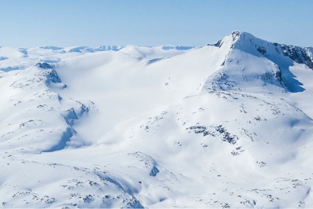 Tordsnose sett fra øst. Foto: Espen Schive/Toppturer i Norge Tordnose Topptur Tafjordfjella