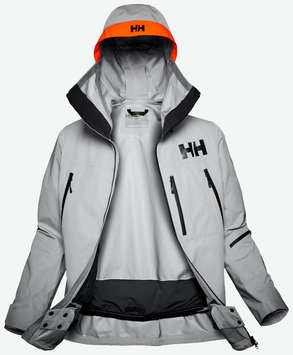 FRIKJØRINGSJAKKE: Elevation Infinity-jakka er laget for frikjøring i store fjell og bratte renner. Helly Hansen Lifa Infinity Pro