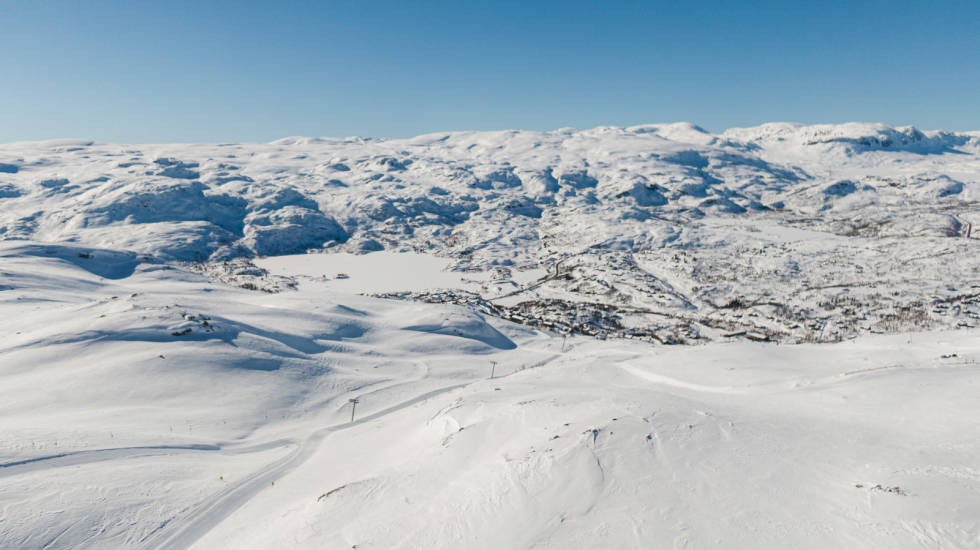 HØYFJELL: Det er store områder å ta av på Haukelifjell, hvis du er her på en god dag. Bilde: Christian Nerdrum