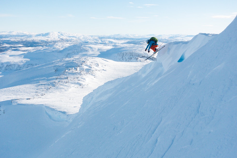 FIN KJØRING: Kjetil Volent i skianlegget. Foto: Eirik Volent Storulvlån