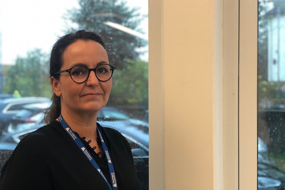 VINTER: Camilla Sylling Clausen jobber for at de kan fylle opp stolheisene, til tross for koronakrisen. Foto: Anders Holtet Camilla Sylling Clausen, leder i ALF.