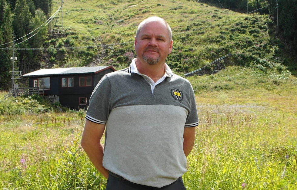 POSITIV TIL RANDOUTØVERNE: Richard Palmgren er positiv også, men ønsker ikke at folk skal utenom åpningstid og utenom traseene. Ny-sjef-i-Varingskollen-crop1280