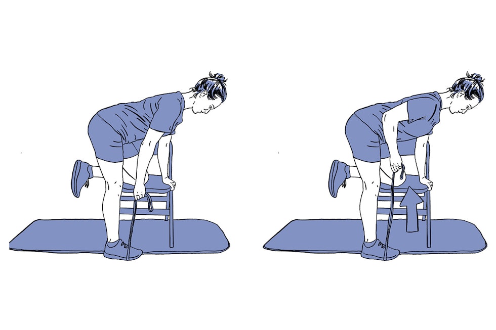 ROING: Enarms fremoverbøyd roing. Trening