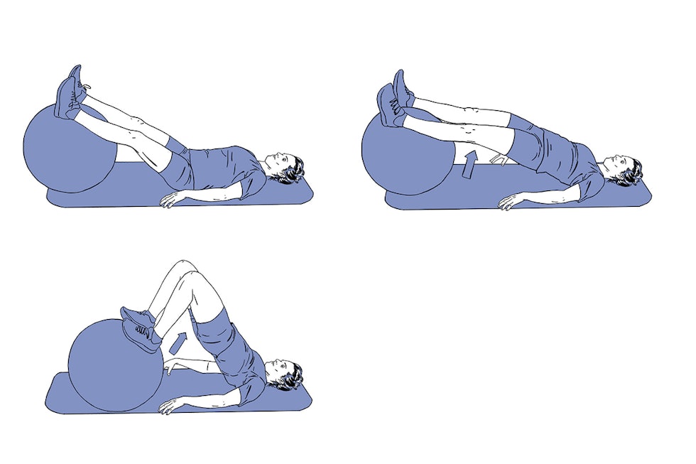 TRENING: Hamstring curls. Hamstring curls