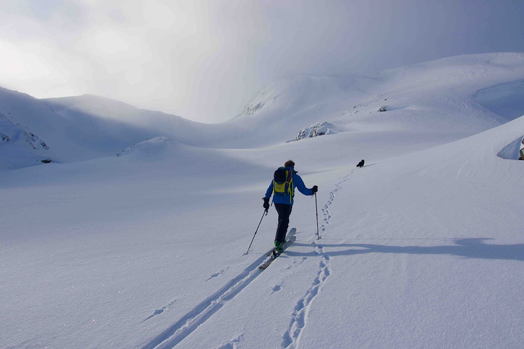 TOPPTUR: Området byr på flere fine toppturer. Foto: Johan Wildhagen Johan Wildhagen topptur