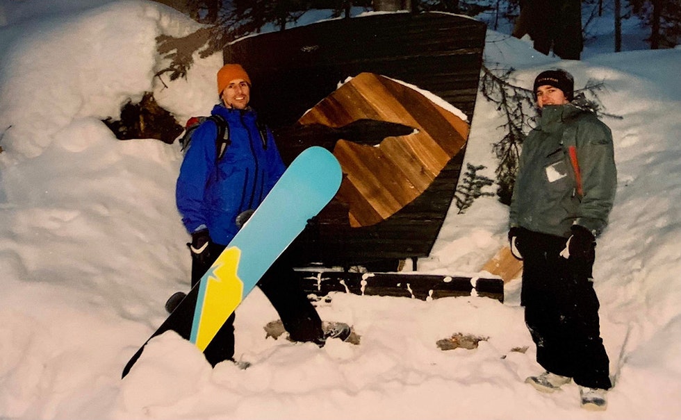 UNG OG LOVENDE: En ung Christian Aass med Craig Kelly. Foto: Privat Craig Kelly