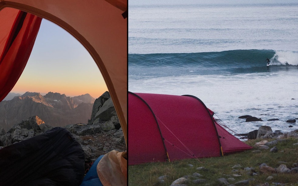 HØYT OG LAVT: Sommer som vinter, hav eller fjell. Schirmers instagramprofil har dokumentert alle varianter. Bilde: @nikolaischirmer Sommer som vinter, hav eller fjell. Schirmers instagramprofil har dokumentert alle varianter. Bilde: @nikolaischirmer