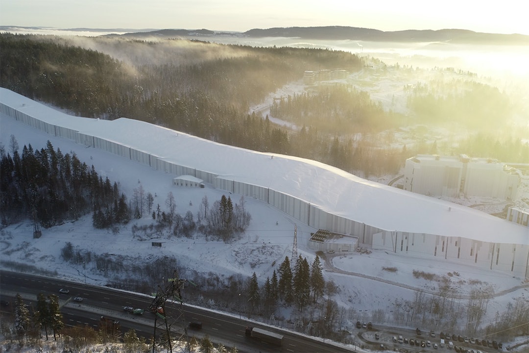 Utsiden av SNØ på Lørenskog