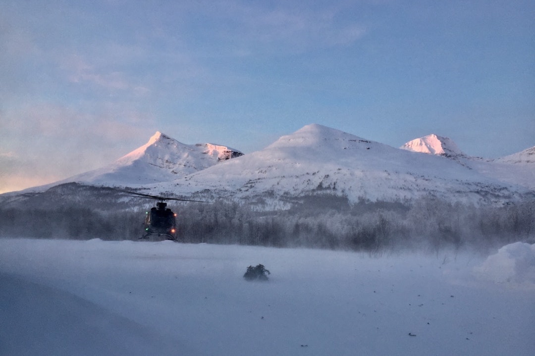 Fra redningsarbeidet etter skredulykken i Tamokdalen i vinter. Foto: Sjur Melsås Fra redningsarbeidet etter skredulykken i Tamokdalen i vinter. Foto: Sjur Melsås