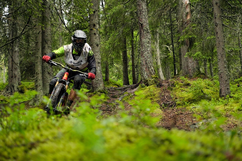 IKKJE BERRE TRYGT: Utforsykling i Bavallen. Foto: Daniel Sapak IKKJE BERRE TRYGT: Utforsykling i Bavallen. Foto: Daniel Sapak