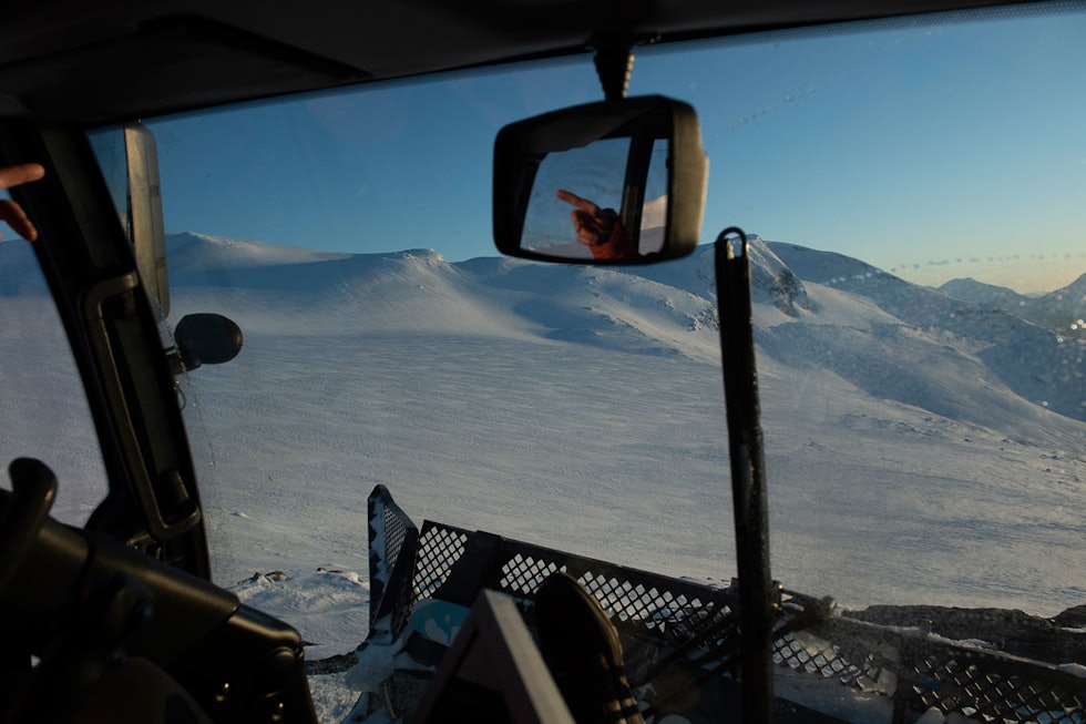FØRST UT: Fredag og lørdag arrangeres catskiing opp mot Kvitlenova. Arkivfoto: Anki Grøthe FØRST UT: Fredag og lørdag arrangeres catskiing opp mot Kvitlenova. Arkivfoto: Anki Grøthe