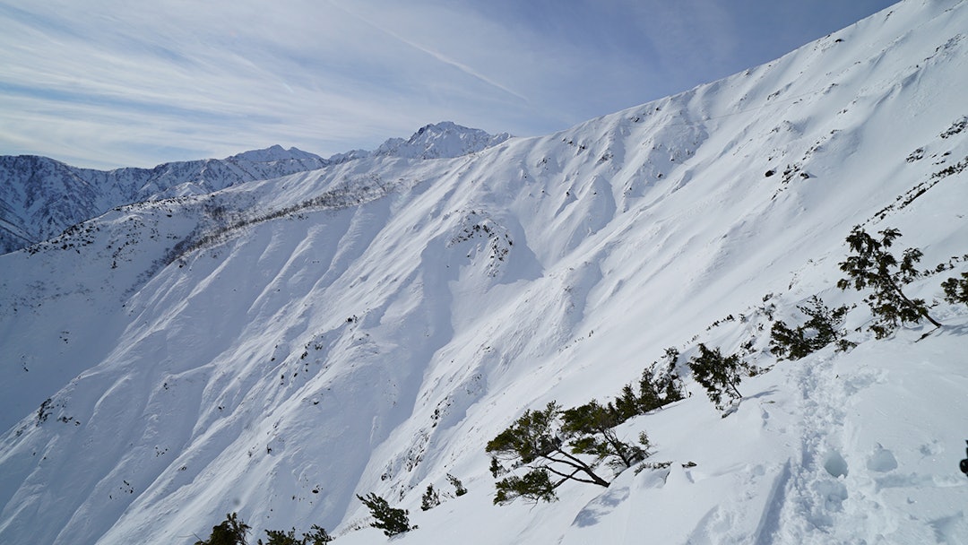 FACE: Denne facen ble kjørt i konkurransen. Foto: FWT Facen i Hakuba Japan
