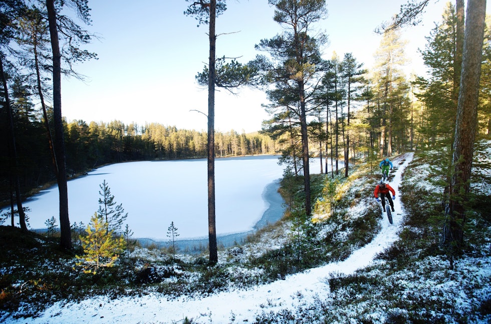 I SKYGGEN: Den varme høstsola når ikke ned i alle deler av Mølmannsdalen. Ikke at det har noe å si for kvaliteten på stien. I SKYGGEN: Den varme høstsola når ikke ned i alle deler av Mølmannsdalen. Ikke at det har noe å si for kvaliteten på stien.