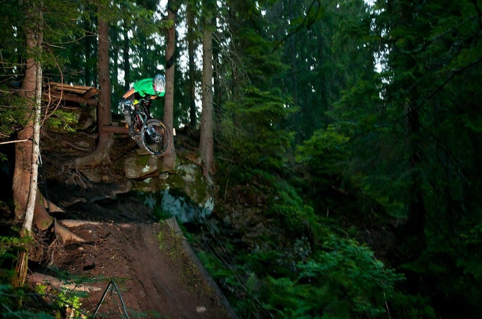 GAMLEDAGER: Andreas Vold i et av mange hissige dropp. Foto: Eirik Evjen Eirik_Evjen_Drop