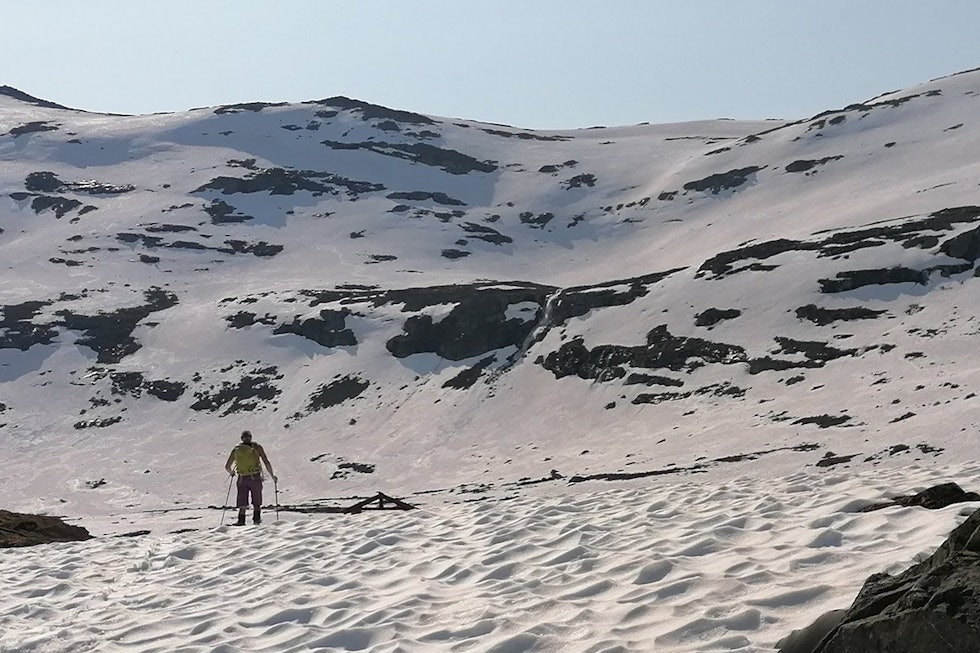 LANG SESONG: Det går mot en lang sesong i Jostedalen. Foto: Privat Vangsen Bjørnar Bjørhusdal