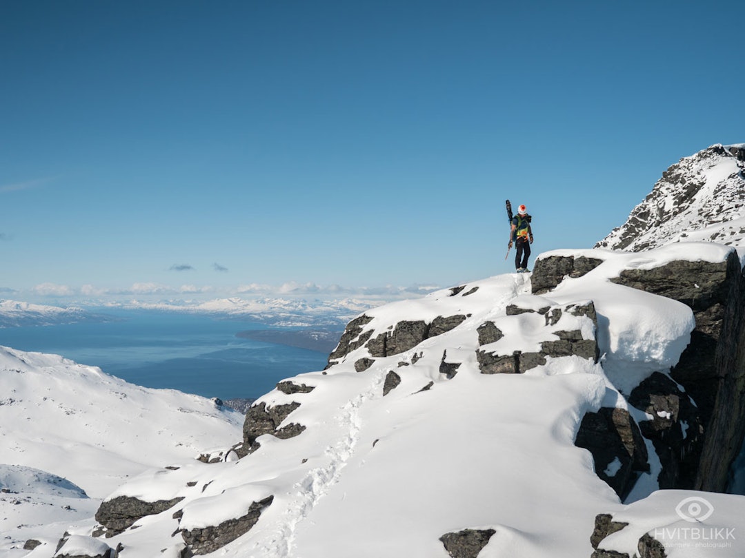 Nesten oppe! Foto: Timme Ellingjord Nesten oppe! Foto: Timme Ellingjord
