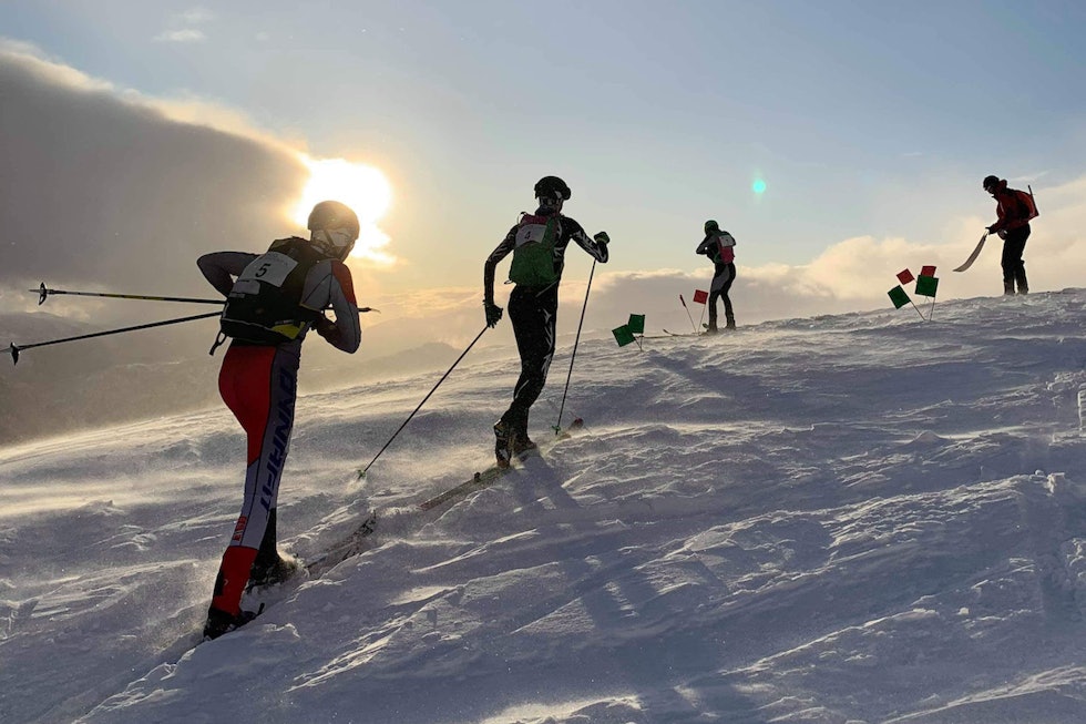 Voss Rando viste fram Myrkdalens solside på lørdagens individuelle konkurranse.  Foto: Knut Horvei