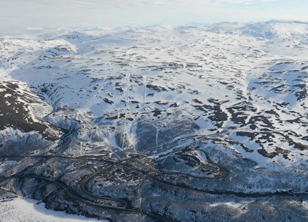 Gohpasčorru fra nord. Foto: Rune Dahl / Toppturer rundt Narvik.