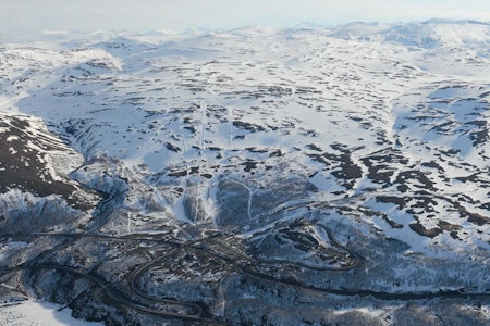 Gohpasčorru fra nord. Foto: Rune Dahl / Toppturer rundt Narvik.