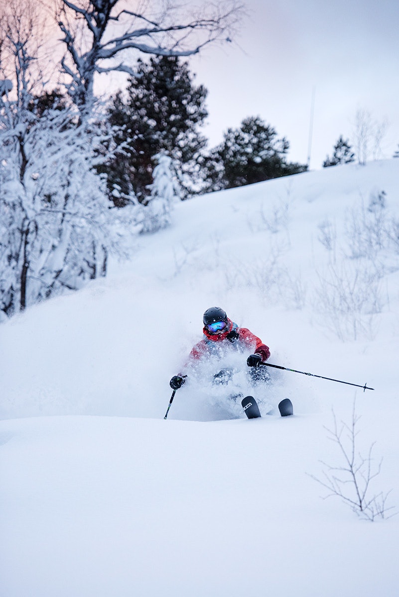 SURNADAL: Her er Fri Flyts nettredaktør Tore Meirik i Surnadal. Bildet tatt rett under avstigningen til t-krokheisen. Foto: Martin I. Dalen