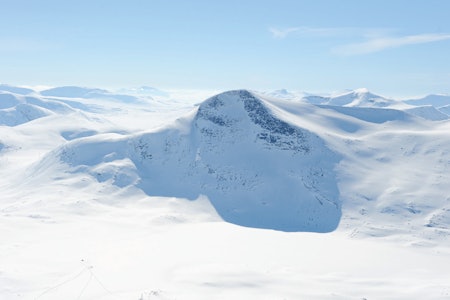 Rundtinden fra øst. Foto: Rune Dahl / Toppturer rundt Narvik.