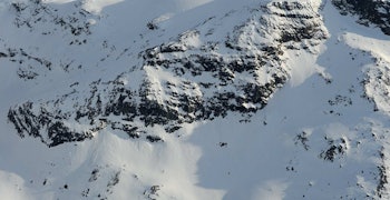 Vuoiddasriida fra nord. Foto: Rune Dahl / Toppturer rundt Narvik. Vuoiddasriida fra nord. Foto: Rune Dahl / Toppturer rundt Narvik.